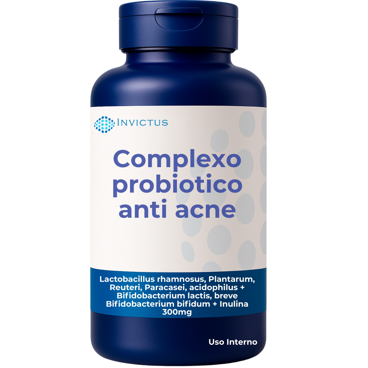 Complexo probiotico anti acne com lactobacilus e inulina