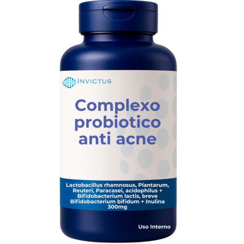 Complexo probiotico anti acne com lactobacilus e inulina