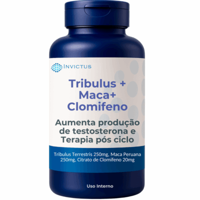 Tribulus com maca peruana e clomifeno terapia pós ciclo