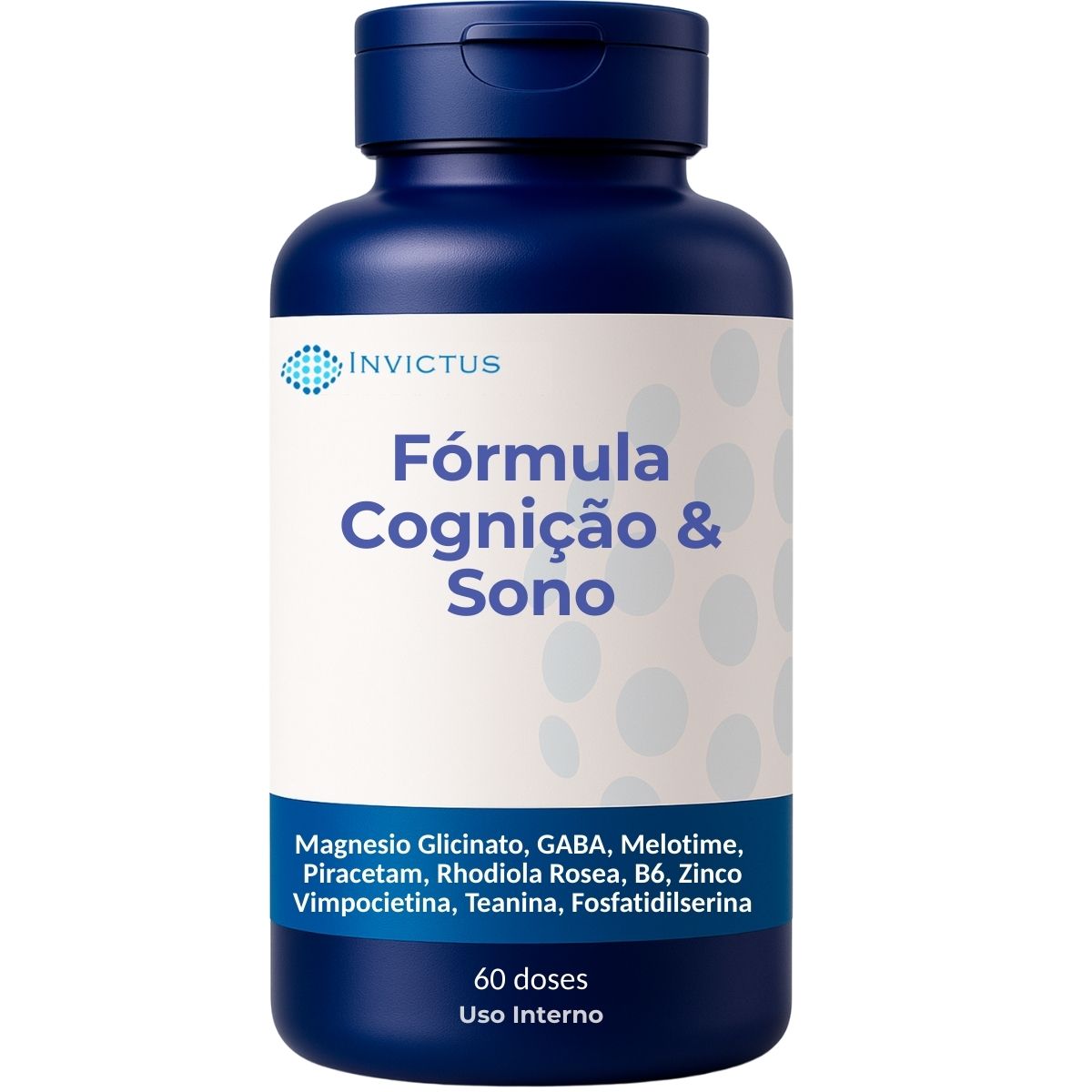 Formula Nootropica para melhoria do sono com gaba melotime teanina e nootropicos